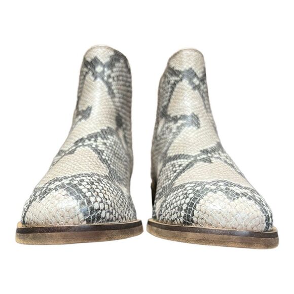 Lucky Brand Haylia Leather Chelsea Snake Boot - Picture 2 of 12